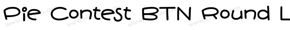 Pie Contest BTN Round Lt字体转换